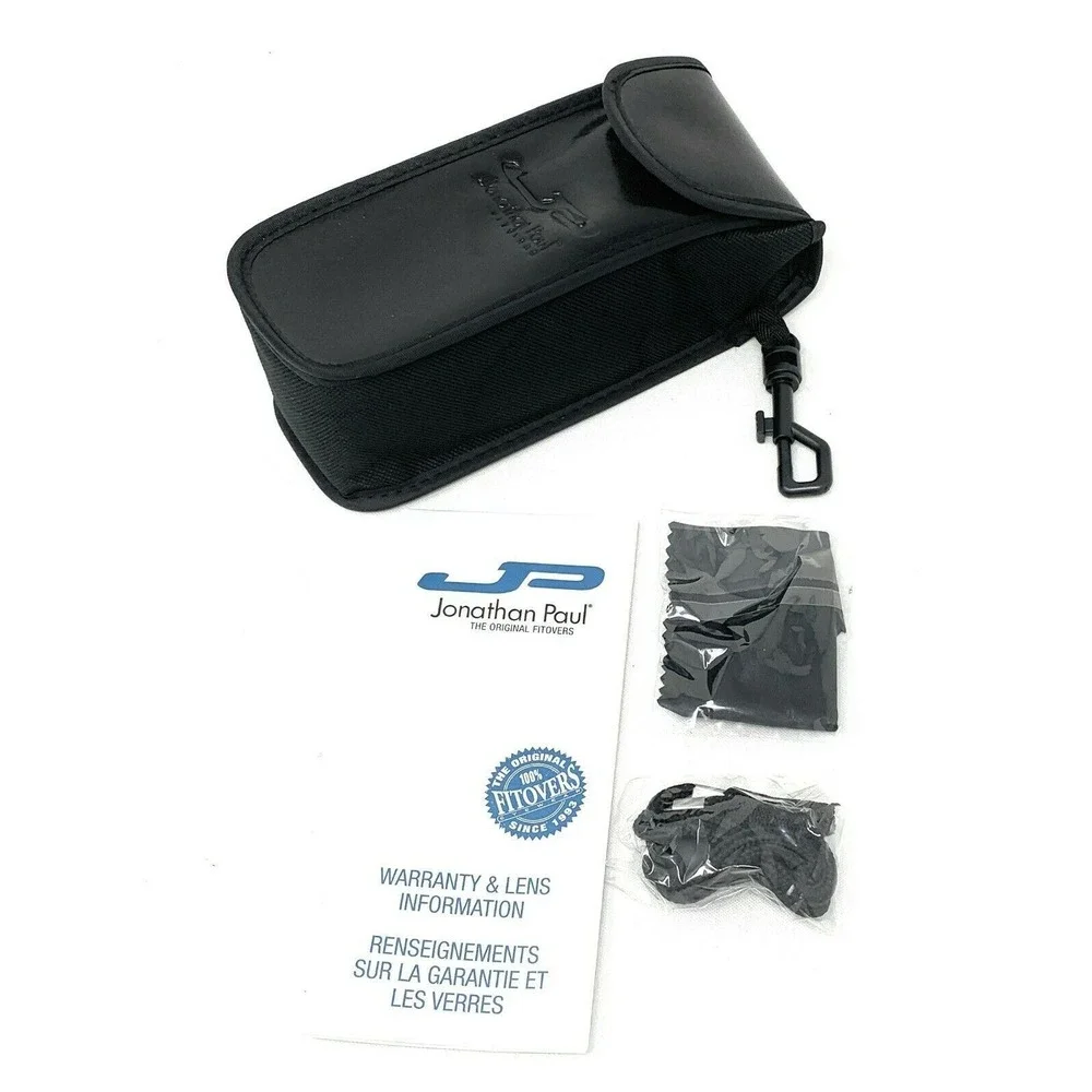 JONATHAN‎ PAUL Polarized Sunglasses Fitovers Yamba Black Grey YM001 Extra Large